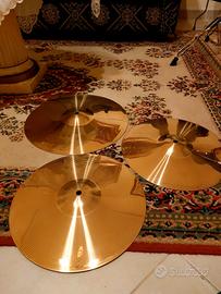 Set piatti batteria (Hi-hat e Crash)