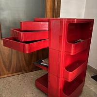 Mobile carrello organizer ufficio anni 70