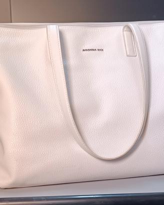 Shopper in vera pelle Mandarina Duck
