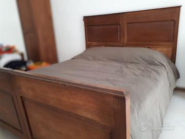 CORNICE LETTO in CILIEGIO anni `50