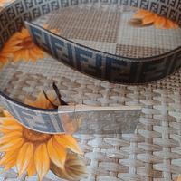 cintura fendi  marrone