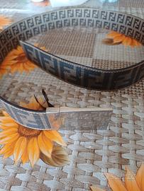 cintura fendi  marrone