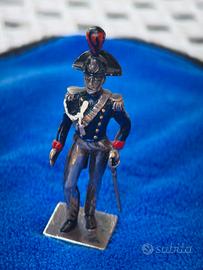 Statuina in argento carabiniere 