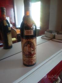 bottiglia barbera d asti 1961