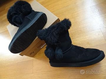 Stivaletti con pelliccia bambina 34