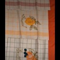 set 3 asciugamani cucina vintage 