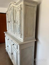 Credenza/madia due corpi in stile provenzale