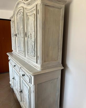 Credenza/madia due corpi in stile provenzale
