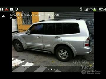 Airbag kit e cerchi Mitsubishi Payero 02