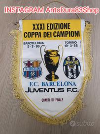 Gagliardetto Barcellona -Juventus 1986