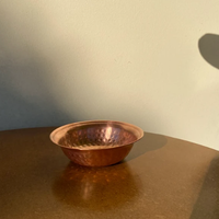 Bowl decorativa in rame lavorato