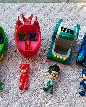 PJ Mask, personaggi e veicoli originali