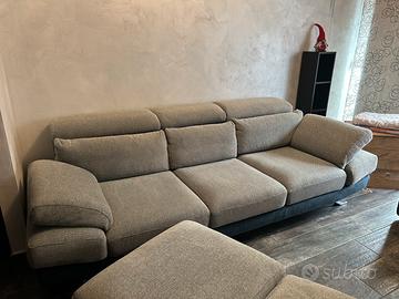 Divano 3 posto Poltrone e Sofà con pouf