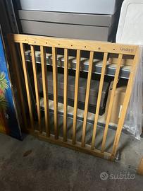 Cancello per scale estensibile in legno per bambin