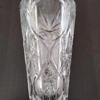 Vaso portafiori in cristallo anni '70/80