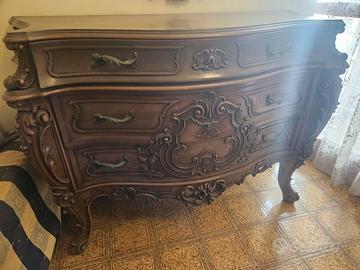 camera da letto legno massello