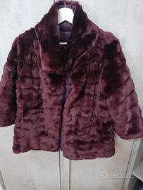 giacca peluche double face 