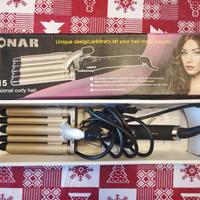 PIASTRA SONAR SN15 CAPELLI ONDULATI 5 TUBI EFFETTO