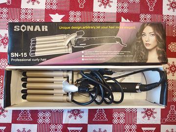 PIASTRA SONAR SN15 CAPELLI ONDULATI 5 TUBI EFFETTO