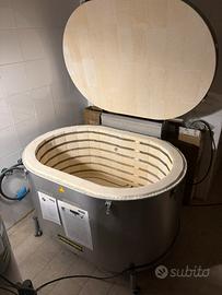 Forno ceramica 220L alta temperatura a pozzetto