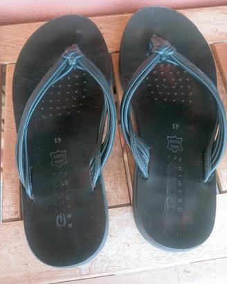 sandali in cuoio Geox Respira unisex