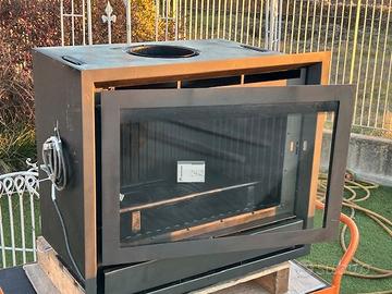 CAMINETTO A LEGNA  MODERNO 12 KW