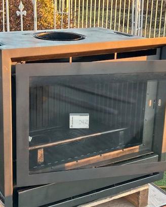 CAMINETTO A LEGNA  MODERNO 12 KW