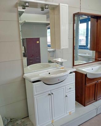 Mobile Bagno Completo Bianco Classico Nuovo