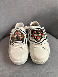 Scarpe gucci ace con tigre rimovibile