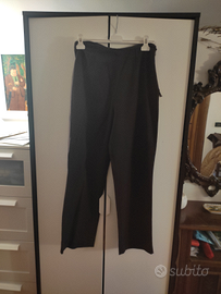 Pantaloni donna in lana marrone