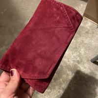 Portagioie in velluto rosso Valenza