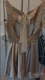 Abito da cerimonia stile ballerina paillettes