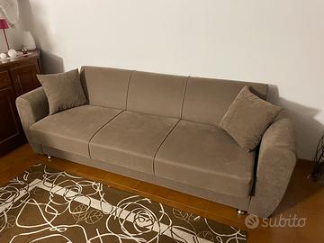 Divano 3 posti trasformabile in letto