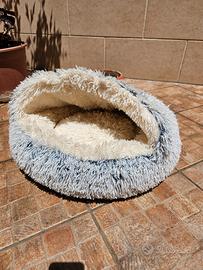 Cuccia Igloo per Gatti e Cani Piccola Taglia 50x60