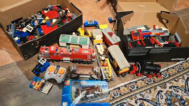 Trenini Lego elettronico costruzioni anni '90 2000