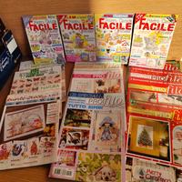 set fascicoli punto croce 