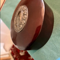 PREGIATOsvuotataschePELLEc/decorazioniARGENTO925