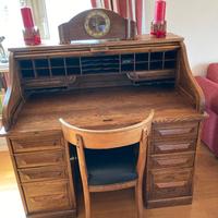 Scrivania in rovere originale Cutler