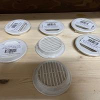 Griglie circolari da incasso in materiale plastica