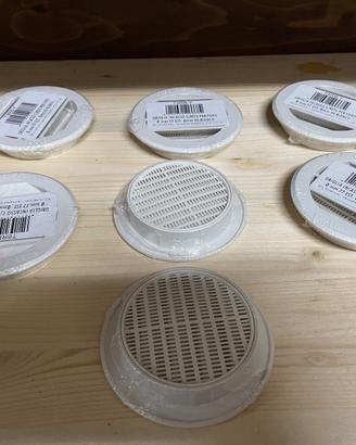Griglie circolari da incasso in materiale plastica
