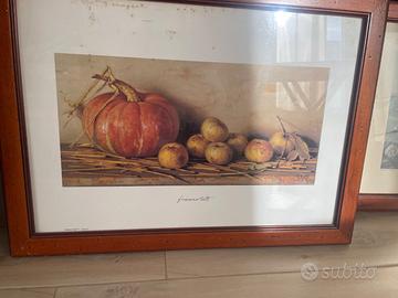 Quadri  con cornici in legno