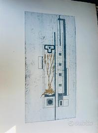 Incisione firmata Dante Carpigiani (1921-2009)