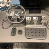 Logitech g923 + pedali PS5/PS4/PC