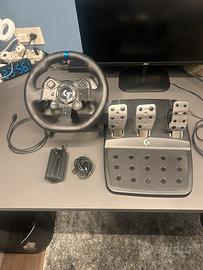 Logitech g923 + pedali PS5/PS4/PC