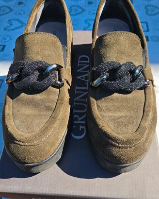 scarpe donna in pelle scamosciata