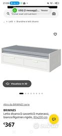 Divano letto Ikea Brimnes