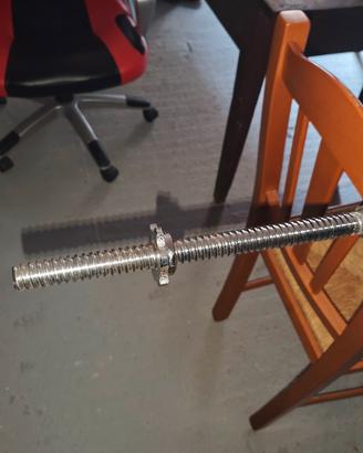 bilanciere per dischi 25mm, lungo 180cm Palestra 