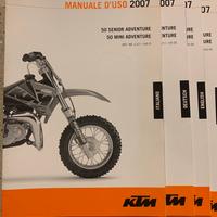 LIBRO DI USO E MANUTENZIONE KTM 50 CROSS