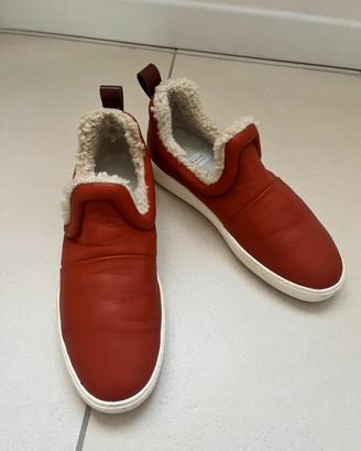 Scarpe in pelle slip on