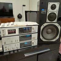 Impianto Hi-Fi Pioneer Vintage 1980 Blu Line